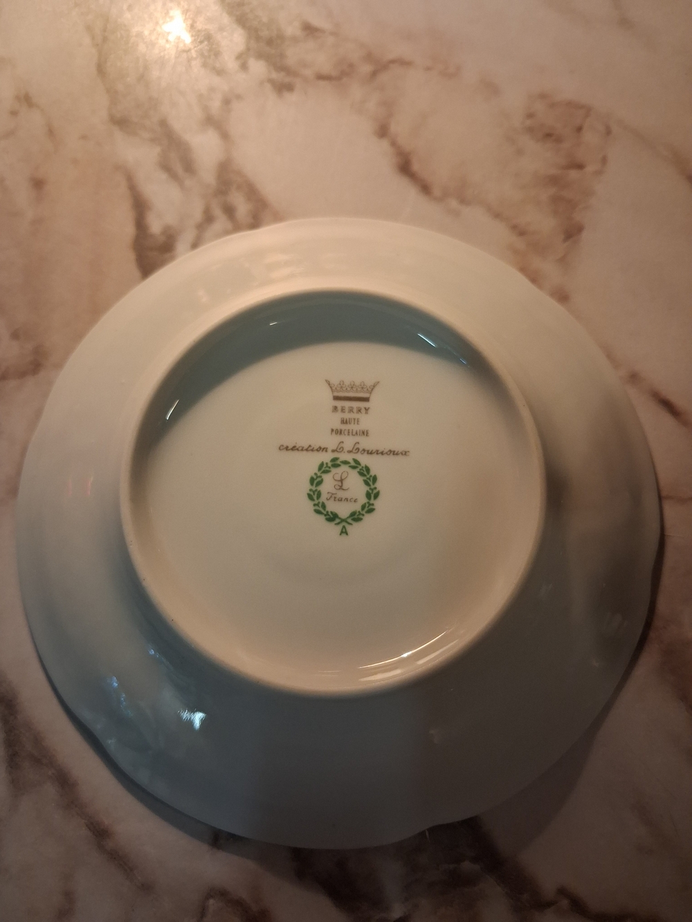 ☕️French Vintage Porcelain Demitasse Cup and Saucer- Unusual Floral Design💐 - Picture 7 of 14